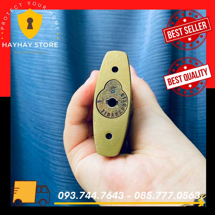 Ổ Khóa Cửa Nhà ZORO Đầu Cọp 6 Phân