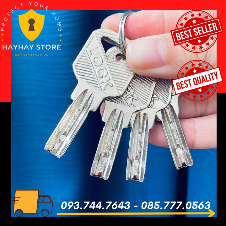 Ổ Khóa Cửa Nhà ZORO Đầu Cọp Chống Cắt 6 Phân