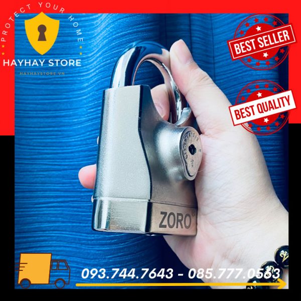 Ổ Khóa Cửa ZORO Báo Động Chìa Đạn