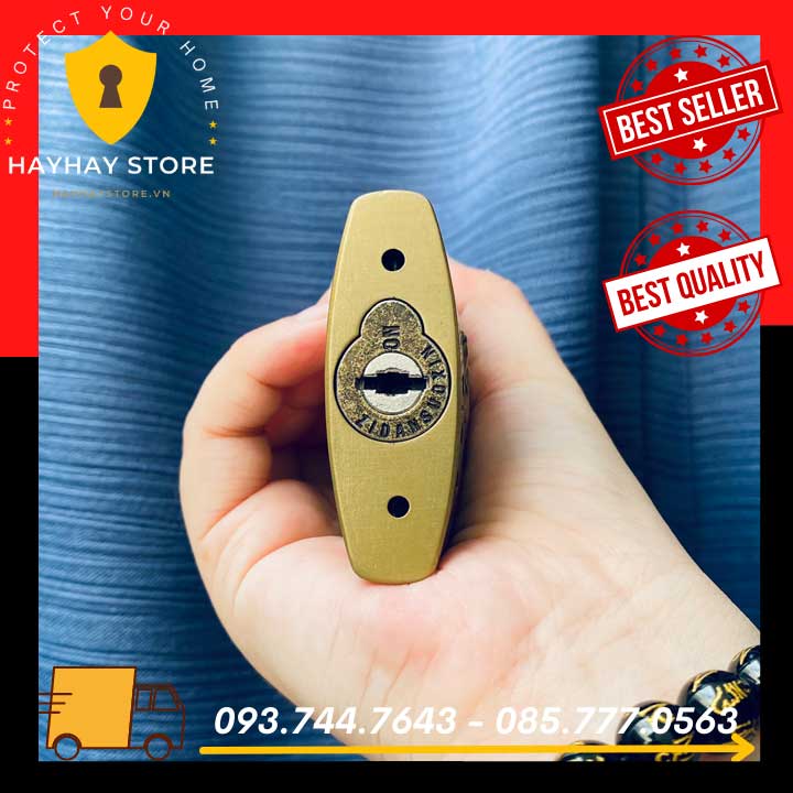 Ổ Khóa Cửa ZORO Đầu Báo Càng Dài