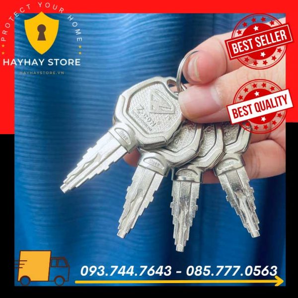 Ổ Khóa Cửa ZORO Đầu Báo Chống Cắt 6 Phân