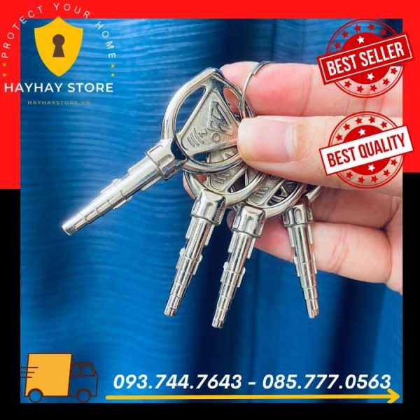 Ổ Khóa Cửa Nhà ZORO Bông Lúa Chống Cắt 6 Phân