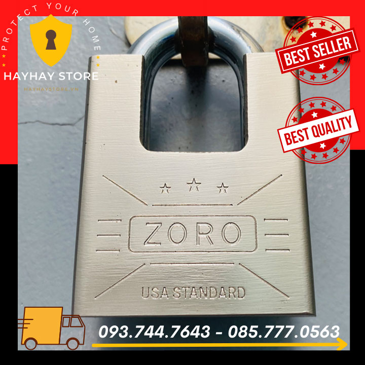 Ổ Khóa Nhà ZORO Chống Cắt 6 Phân