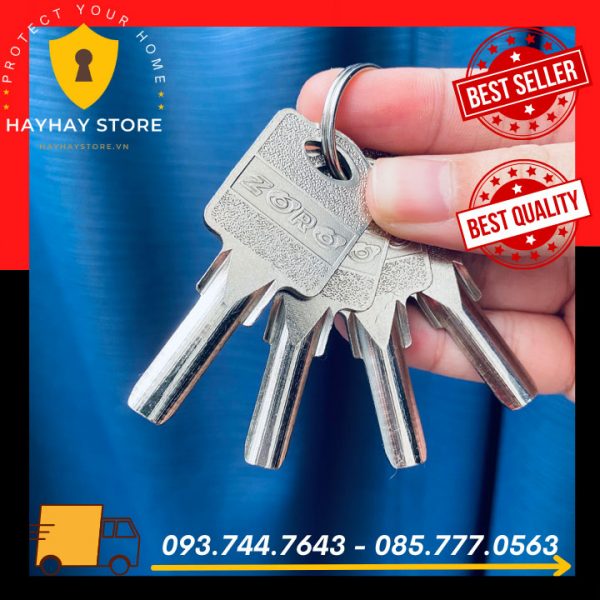 Ổ Khóa Nhà ZORO Chống Cắt 5 Phân