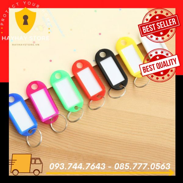 Combo 10 Thẻ Ghi Chú Móc Khóa Tiện Dụng