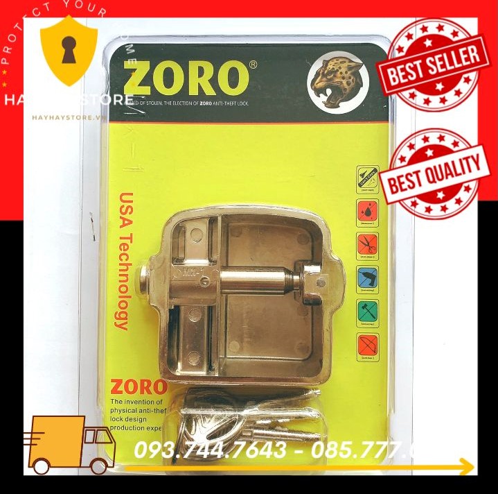 Ổ Khóa Chụp Pat Cửa Zoro Chống Cắt