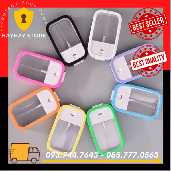 Móc Khóa Chai Xịt Rửa Tay Khử Khuẩn 45ml