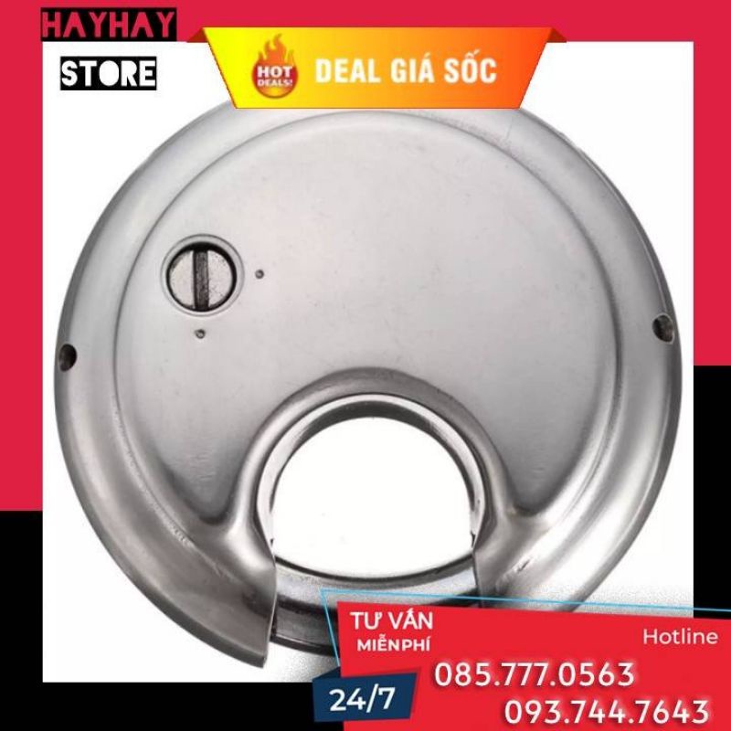 Ổ Khóa Inox Mật Mã Hình Tròn 4 Số Chống Cắt