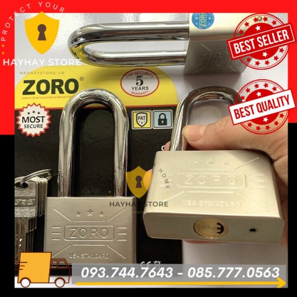 Ổ Khóa Nhà ZORO 6 Phân Càng Dài