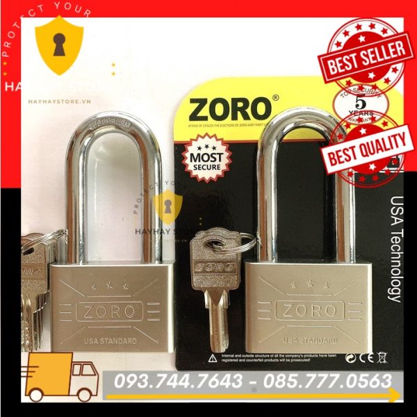 Ổ Khóa Nhà ZORO 6 Phân Càng Dài