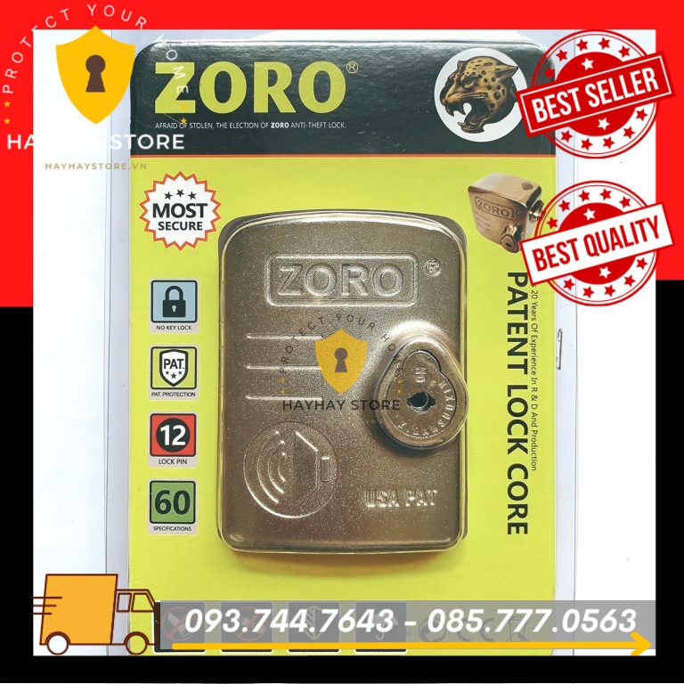 Ổ Khóa Chụp ZORO Báo Động Chống Trộm