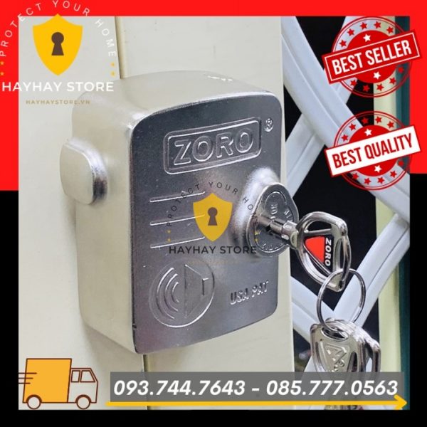 Ổ Khóa Chụp ZORO Báo Động Chống Trộm