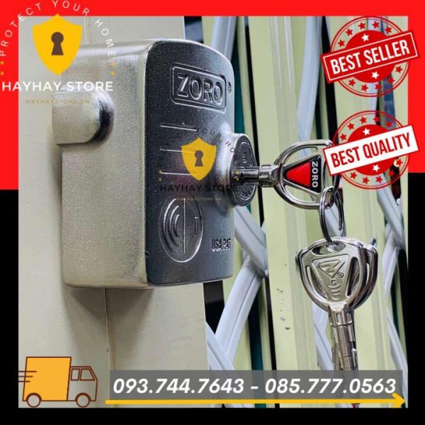 Ổ Khóa Chụp ZORO Báo Động Chống Trộm
