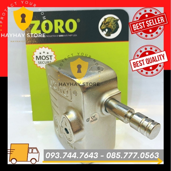 Ổ Khóa Chụp ZORO Báo Động Chống Trộm