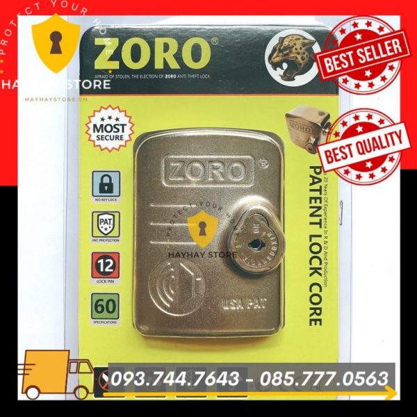 Ổ Khóa Chụp ZORO Báo Động Chống Trộm