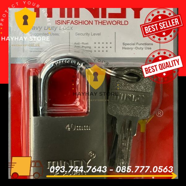Ổ Khóa Nhà Mindy Chống Cắt 4 Phân