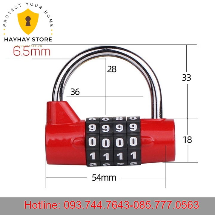 Khóa Mật Mã 5 Số Càng Nhỏ