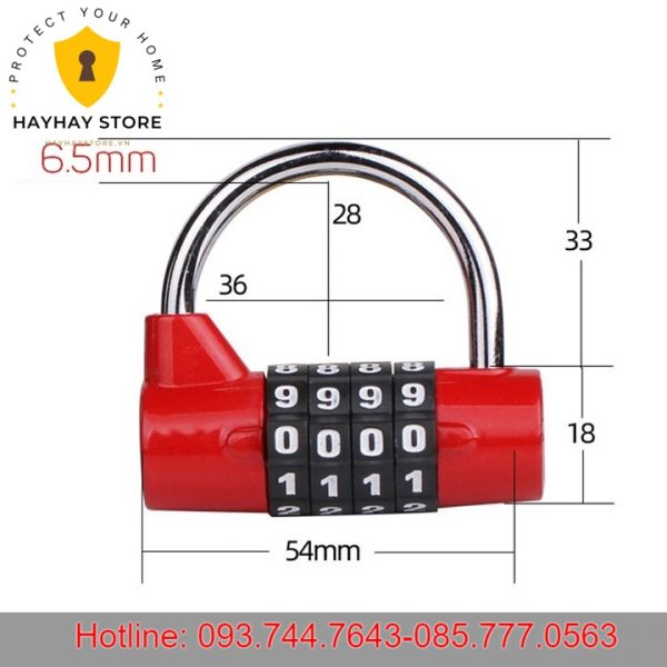 Khóa Mật Mã 5 Số Càng Nhỏ