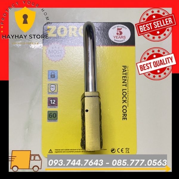 Ổ Khóa Cửa ZORO Bông Lúa Càng Dài