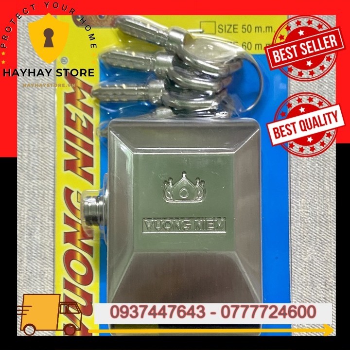 Khóa Chụp Khoen Cửa Inox Vương Niệm