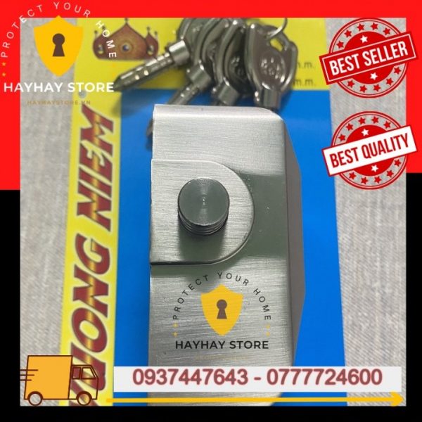 Khóa Chụp Khoen Cửa Inox Vương Niệm
