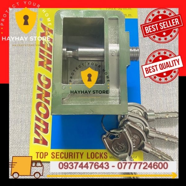 Khóa Chụp Khoen Cửa Inox Vương Niệm