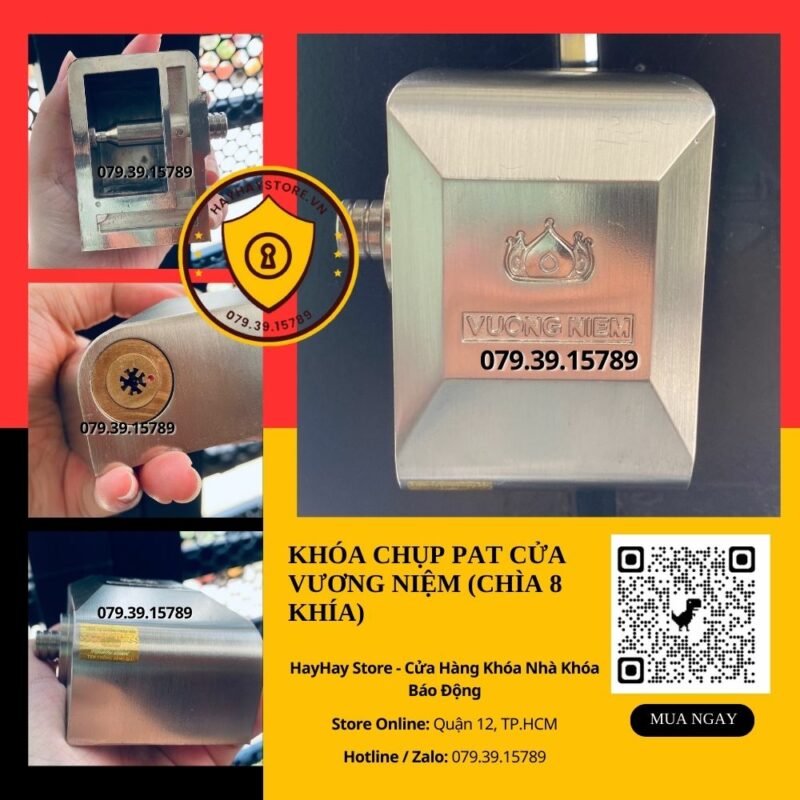 Khóa Chụp Pat Báo Động Chống Trộm